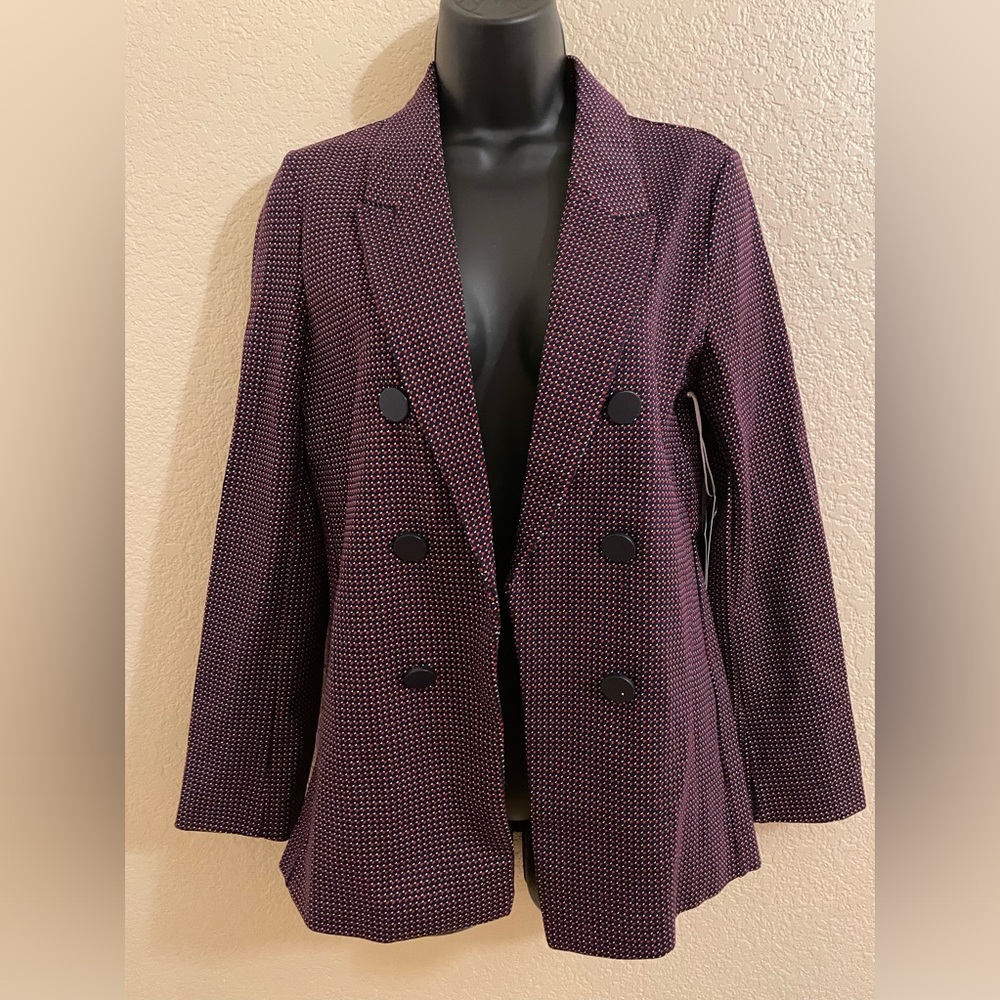 Worthington Womens Classic Fit Double Breasted Blazer nwt